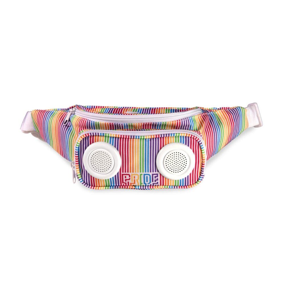 Colorways Bluetooth Wireless Fanny Pack Speaker Rainbow Pride NEW